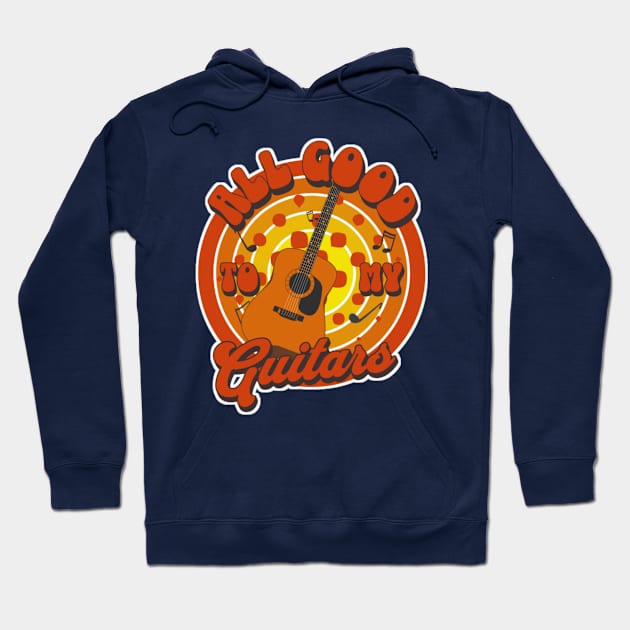 Good guitar retro Hoodie by AchioSHan